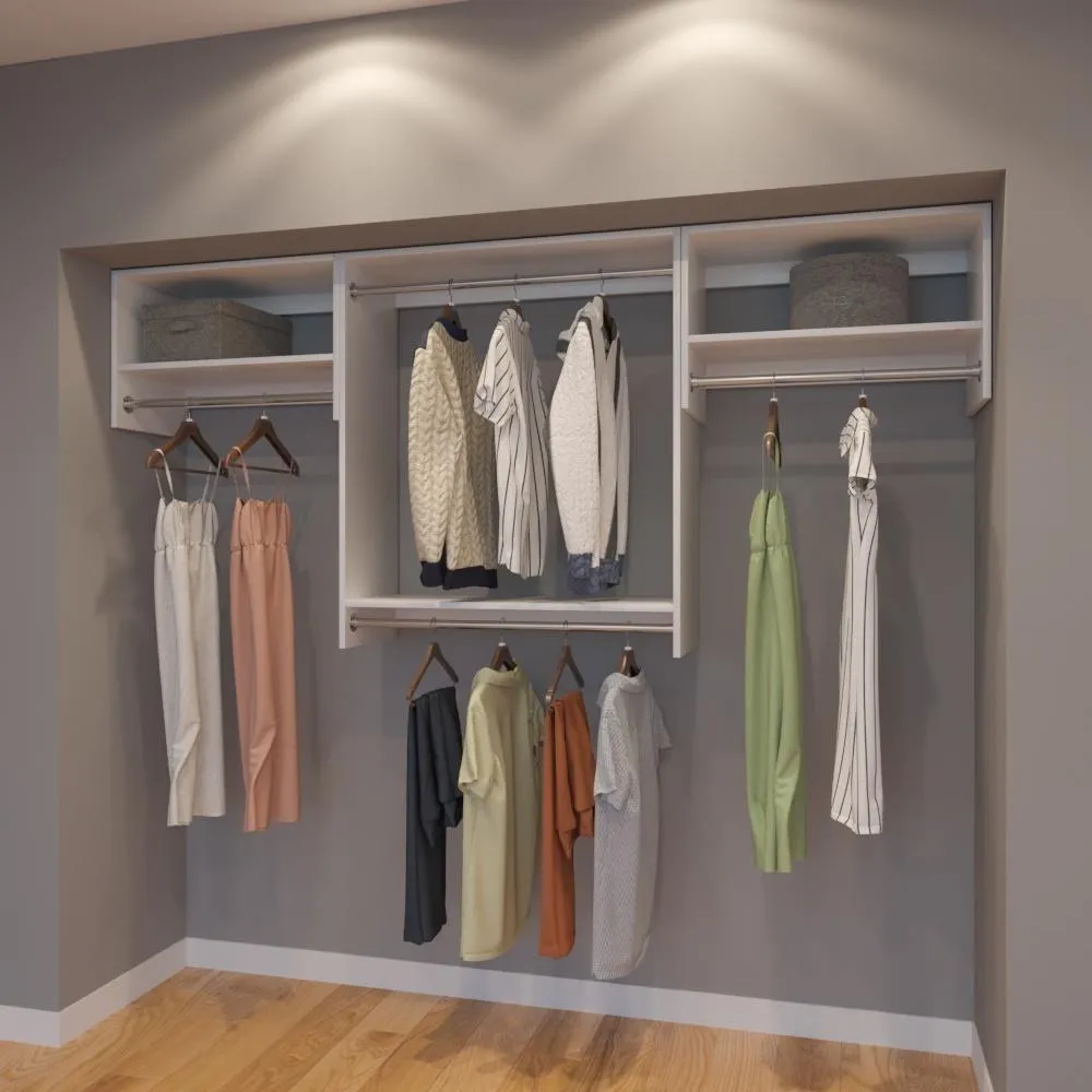 Modular Closets 8 FT Closet Organizer System - 96 inch - Style F