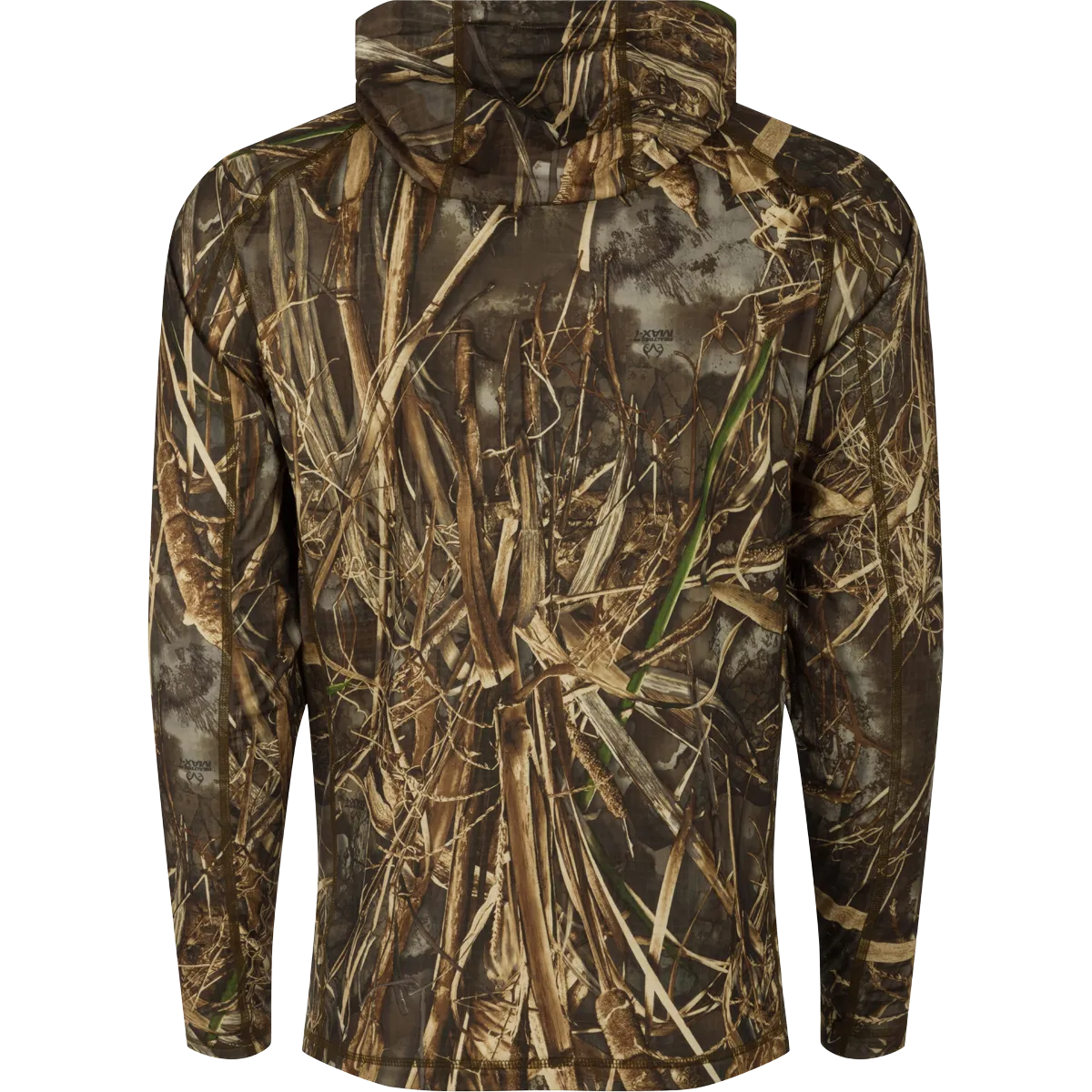 MST Breathelite Quarter Zip Camo Hooded Base Layer - Realtree