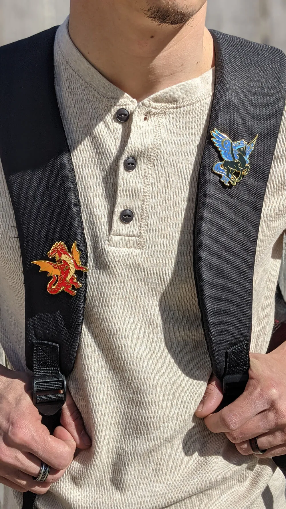 Mythical Beasts Pin (Baby Unicorn - Alternate Color) | 2" Hard Enamel Pin