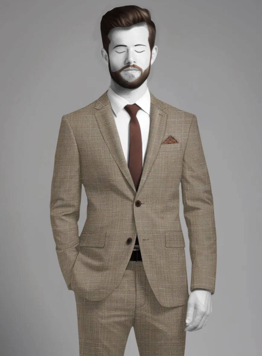 Napolean Ariel Nailhead Brown Wool Jacket
