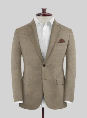 Napolean Ariel Nailhead Brown Wool Jacket