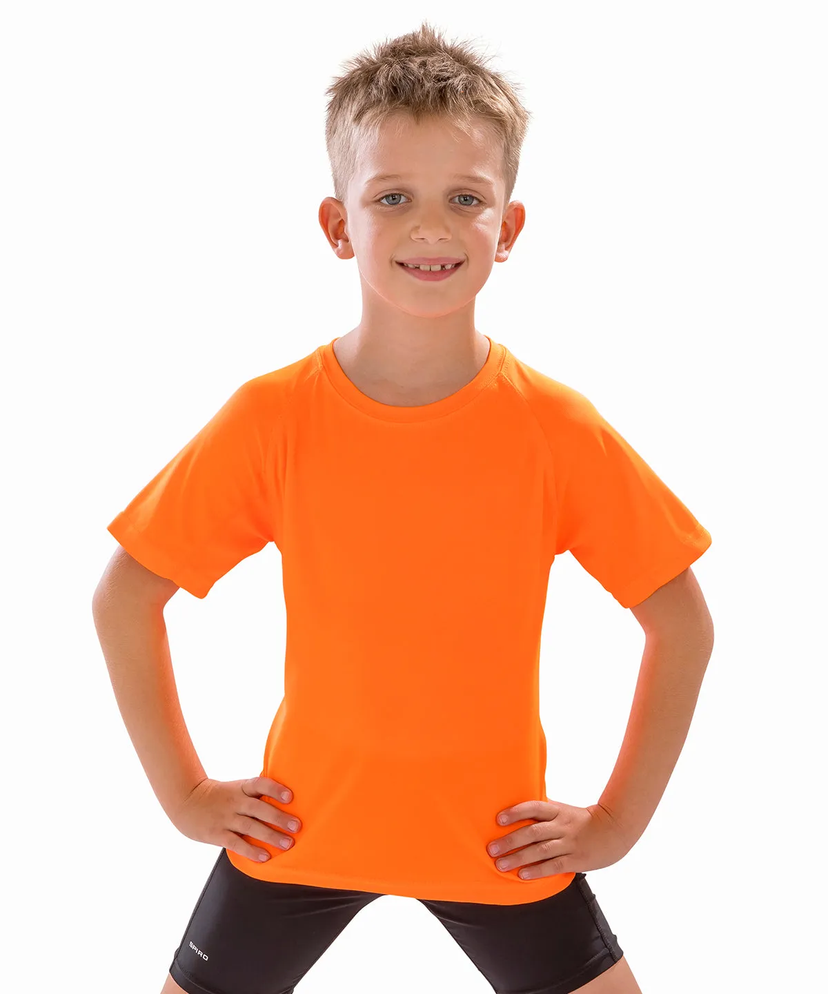 Navy - Junior performance aircool tee