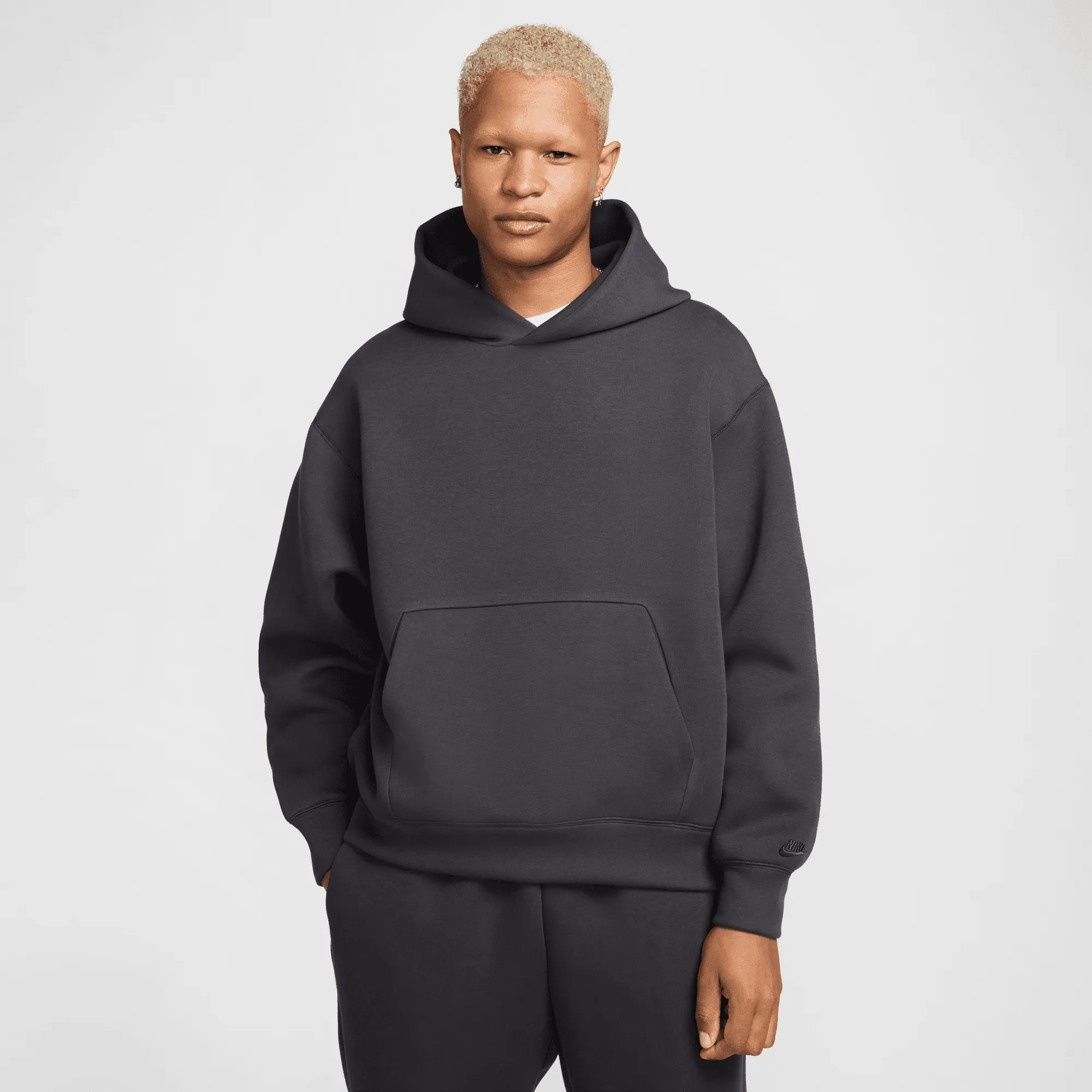 Nike Tech Reimagined Fleece Anthracite Hoodie