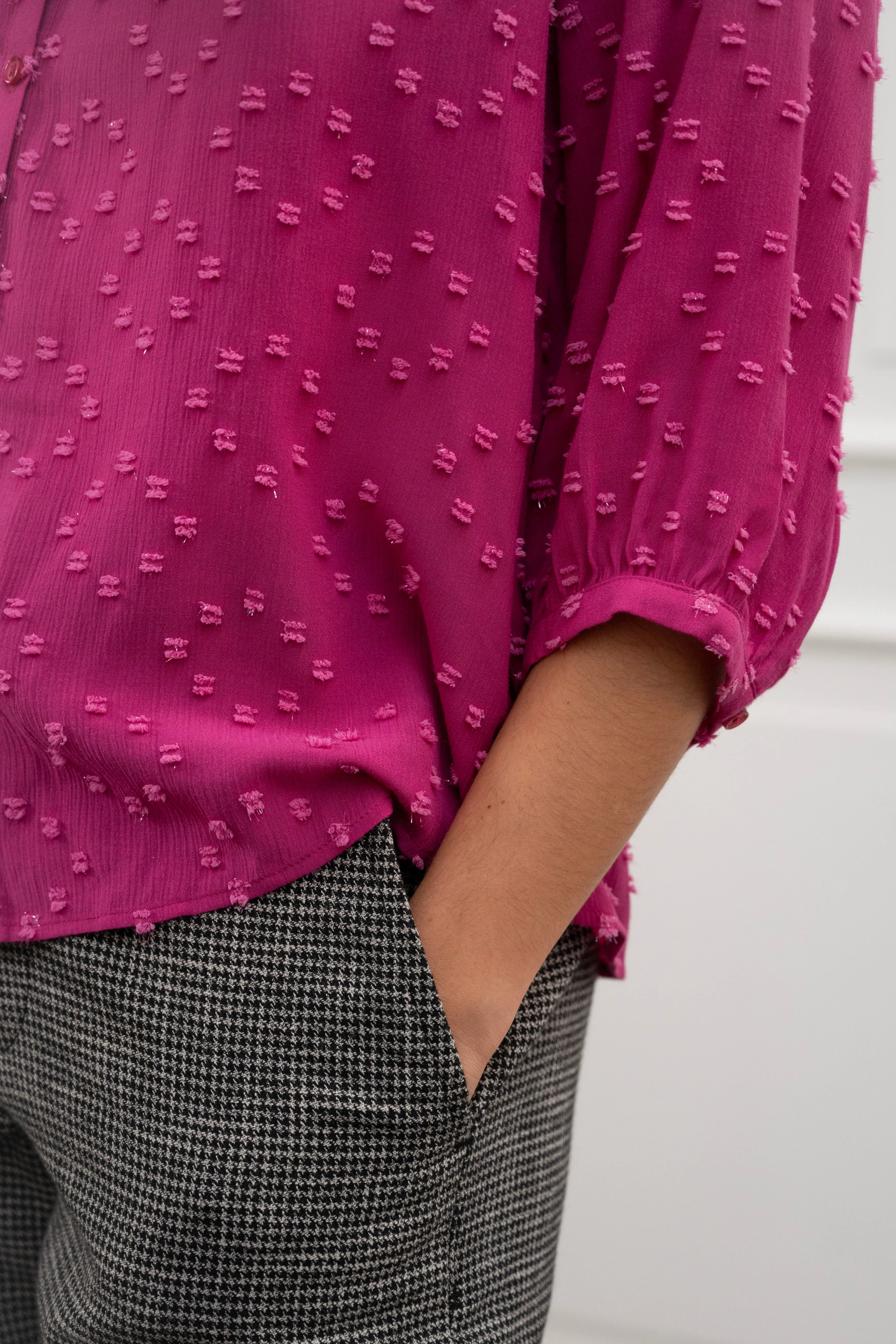 PD-Milla Boheme 3/4 Shirt - Very Berry