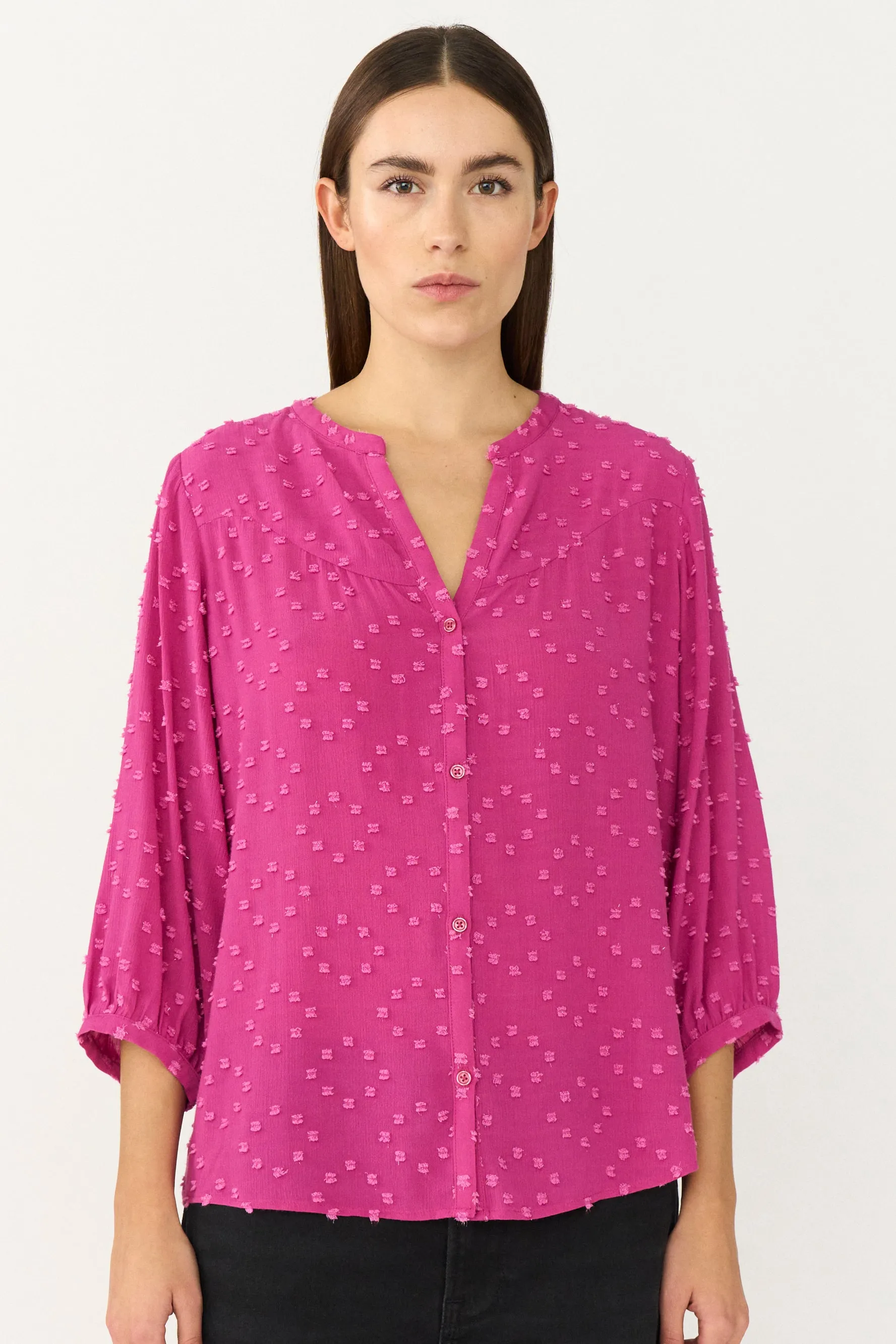 PD-Milla Boheme 3/4 Shirt - Very Berry