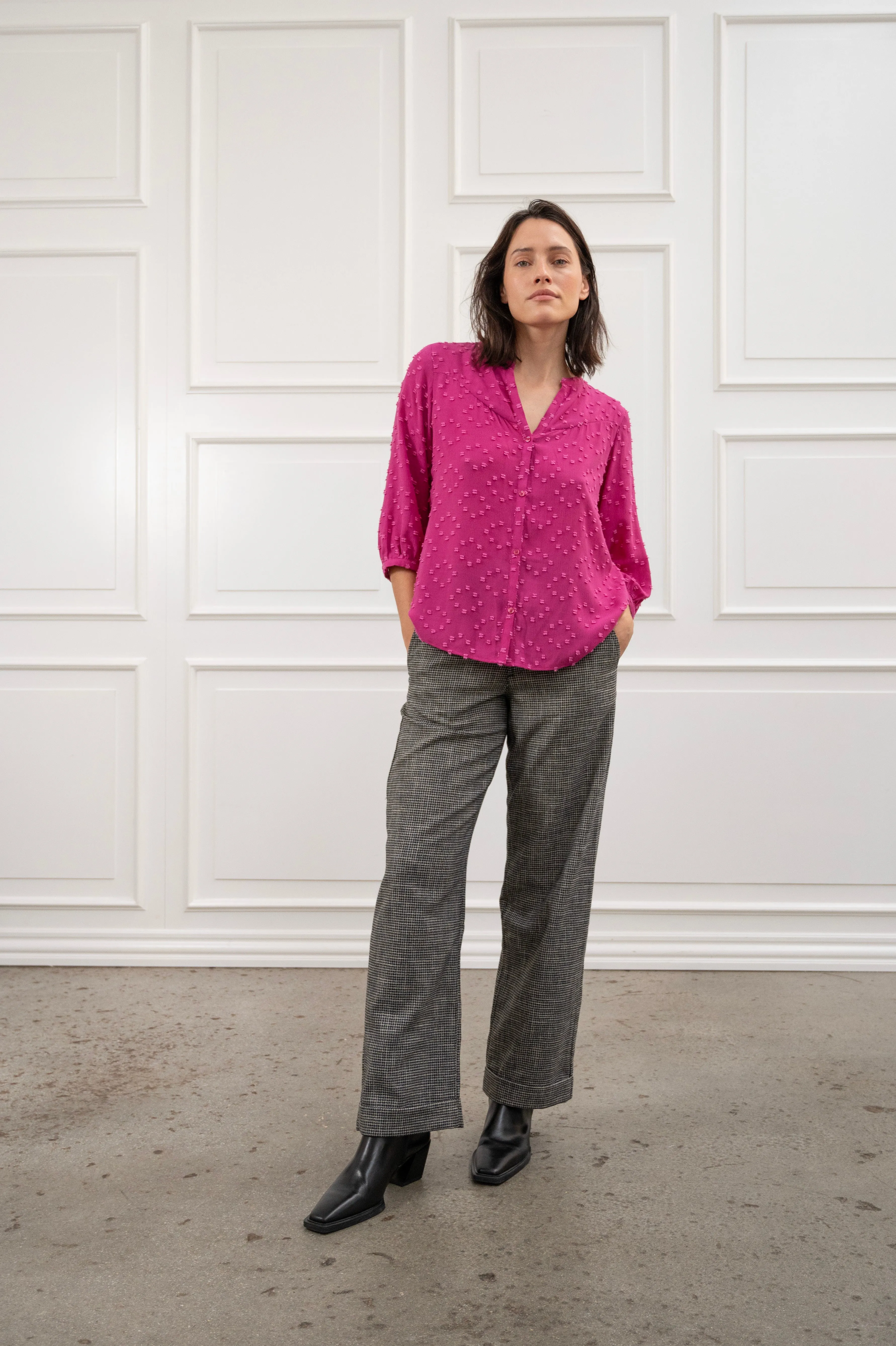 PD-Milla Boheme 3/4 Shirt - Very Berry