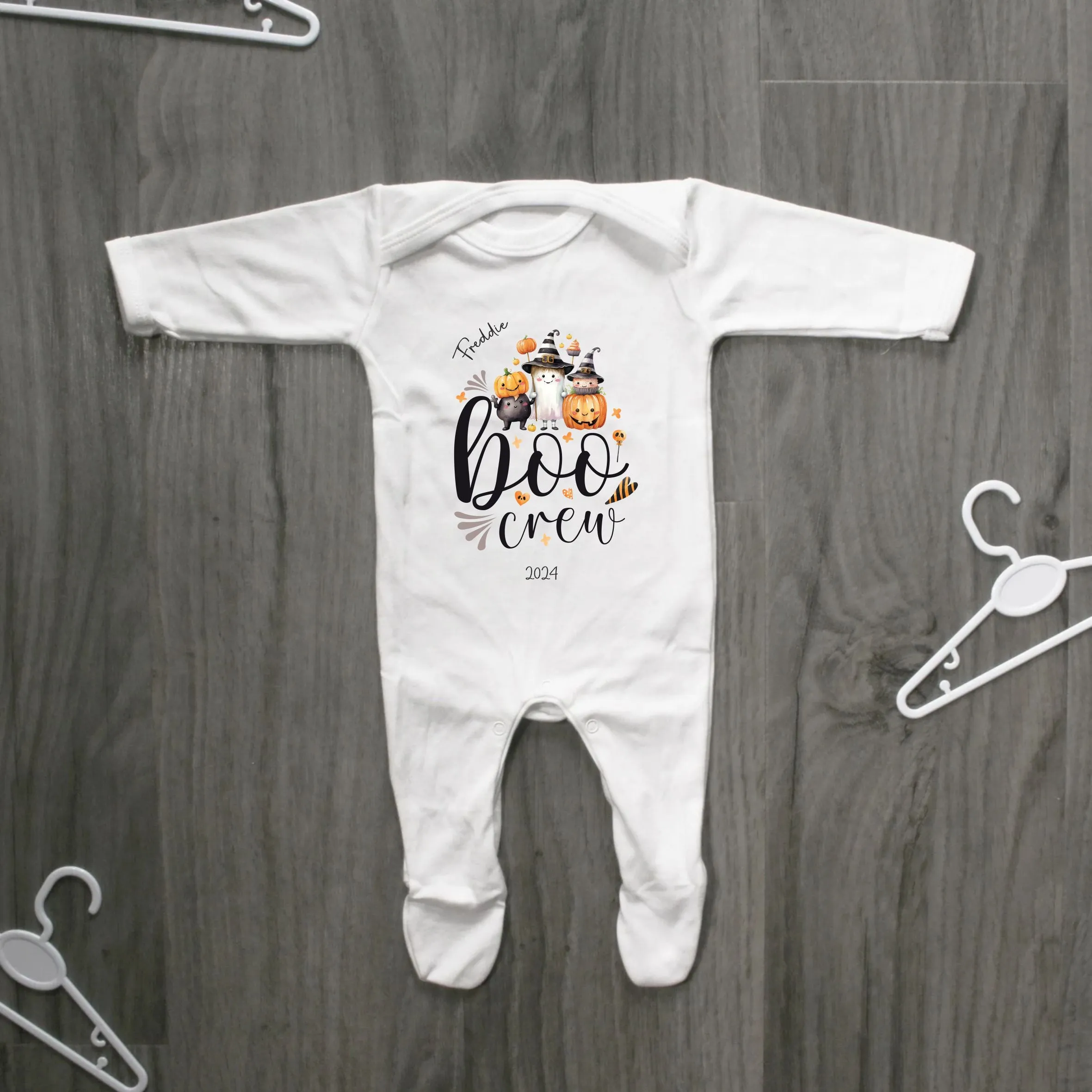 Personalised First Halloween Baby outfit | Baby Halloween Costume Gift | Personalised First Halloween Sleepsuit or Vest
