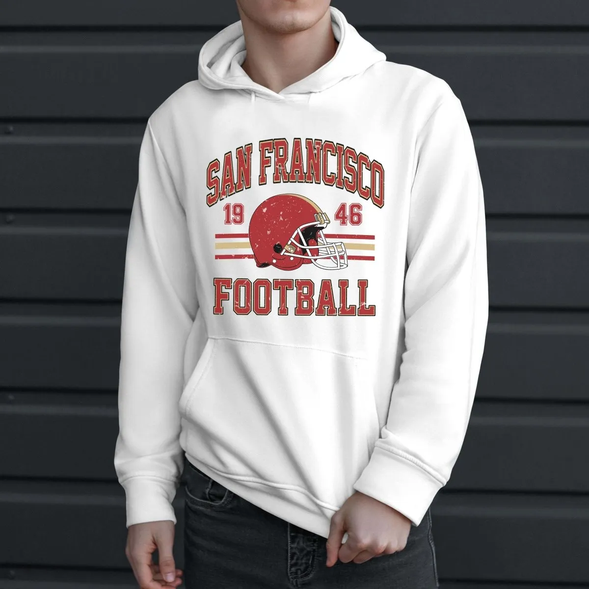 San Francisco Football Wholesale Graphic Hoodie - Quick Shipping