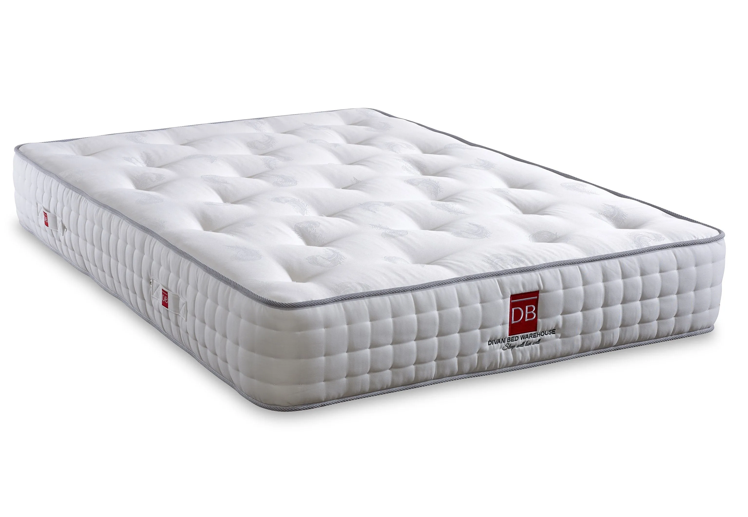 Signature Range Clarissa 1000 Pocket Sprung Cashmere Wool Silk Natural Mattress