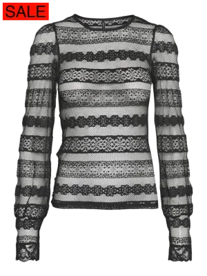 VMMELLY LS LACE TOP
