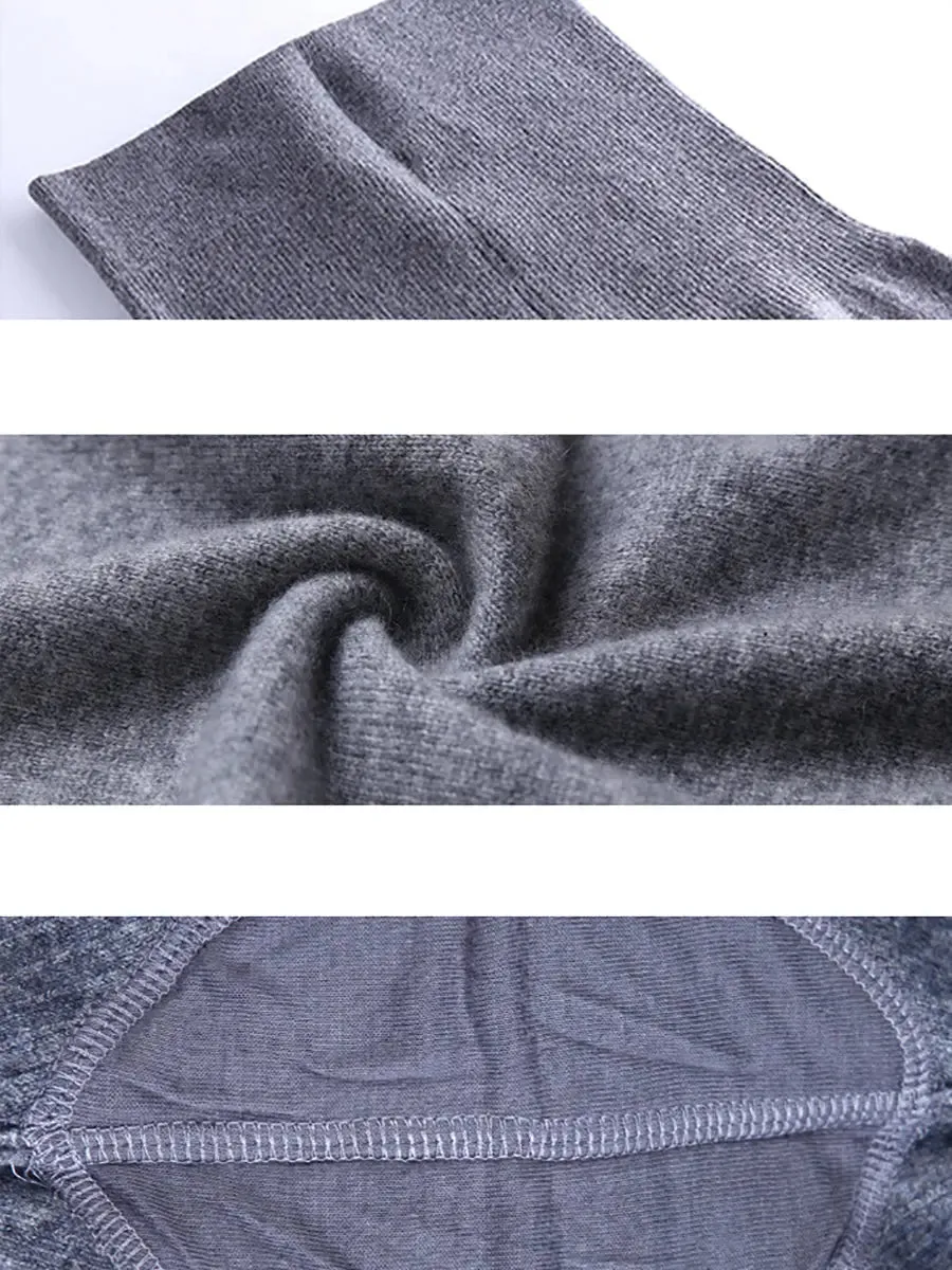 Women  Solid Wool Thick Leggings